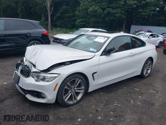 2015 BMW 4 Series 428i xDrive z VIN WBA3N9C56FK246359, wystawiony jako IAAI lot #39911529 z przebiegiem 137 494 mil mil oraz . Historia ofert i sprzedaży dostępna na DreamBid. Obrazek 2.