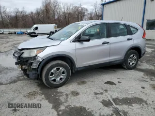 2014 Honda CR-V LX with VIN 2HKRM4H36EH725646, listed as a Copart auction lot 52636405 with 168,516 mi miles and Salvage Title. Bid and sale history available at carsss.com. Image 1.