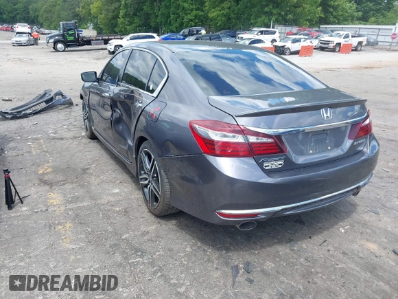 2016 Honda Accord Sport z VIN 1HGCR2F52GA114525, wystawiony jako IAAI lot #42179474 z przebiegiem 112 664 mil mil oraz . Historia ofert i sprzedaży dostępna na DreamBid. Obrazek 3.