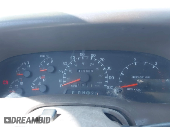 1999 Ford Super Duty F-250 XL with VIN 1FTNW21F7XED02157, listed as a IAAI auction lot 41866004 with 419,660 mi miles. Bid and sale history available at carsss.com. Image 7.