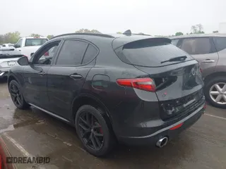 2021 Alfa Romeo Stelvio Ti with VIN ZASPAKBN9M7D09213, listed as a IAAI auction lot 41812289 with 38,410 mi miles. Bid and sale history available at carsss.com. Image 15.