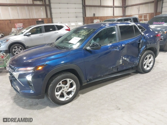 2024 Chevrolet Trax LS with VIN KL77LFE22RC100676, listed as a IAAI auction lot 41784425 with 75,575 mi miles. Bid and sale history available at carsss.com. Image 18.