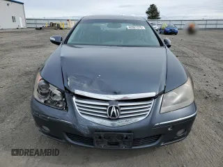 2007 Acura RL Technology with VIN JH4KB16637C003907, listed as a Copart auction lot 48901375 with 250,312 mi miles and Salvage title. Bid and sale history available at DreamBid. Image 5.