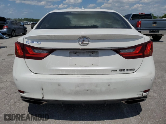 2013 Lexus GS 350 with VIN JTHCE1BL3D5015319, listed as a Copart auction lot 54563455 with 170,838 mi miles and Salvage Title. Bid and sale history available at DreamBid. Image 6.