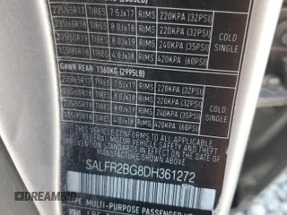 2013 Land Rover LR2 с VIN SALFR2BG8DH361272, выставлен на аукционе Copart как лот 63570445 с пробегом 121 560 миль миль и Списание • Salvage title. История ставок и продаж доступна на DreamBid. Изображение 13.