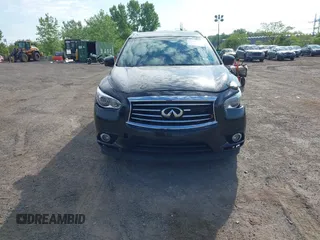 2014 Infiniti QX60 with VIN 5N1AL0MM9EC525598, listed as a IAAI auction lot 42212187 with 146,256 mi miles and . Bid and sale history available at carsss.com. Image 6.