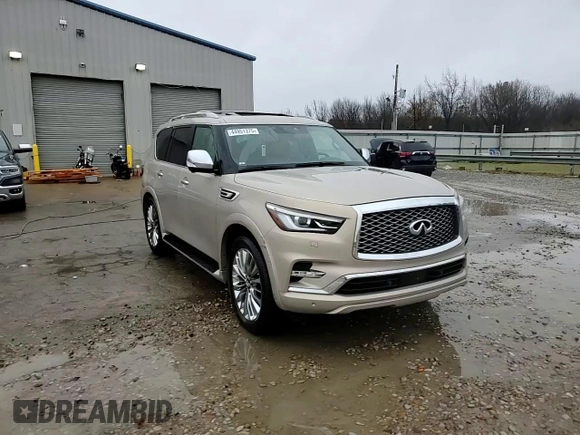 2021 Infiniti QX80 SENSORY with VIN JN8AZ2BE7M9268337, listed as a Copart auction lot 44951375 with 20,752 mi miles and Salvage Title. Bid and sale history available at carsss.com. Image 14.