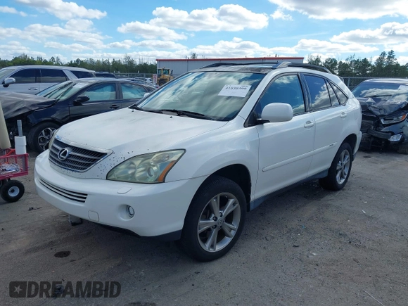 2007 Lexus RX 400h z VIN JTJGW31U372001820, wystawiony jako IAAI lot #41030399 z przebiegiem 91 386 mil mil oraz . Historia ofert i sprzedaży dostępna na DreamBid. Obrazek 2.