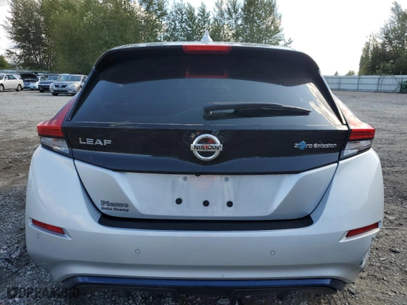 2022 Nissan LEAF S with VIN 1N4AZ1BV5NC551593, listed as a Copart auction lot 69391524 with NaN miles and Salvage Title. Bid and sale history available at carsss.com. Image 6.