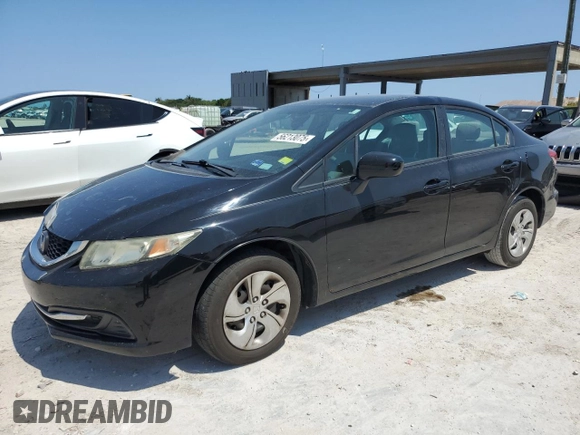 2015 Honda Civic LX z VIN 19XFB2F55FE102042, wystawiony jako Copart lot #56213075 z przebiegiem 98 324 mil mil oraz Szkoda całkowita • Salvage title. Historia ofert i sprzedaży dostępna na DreamBid. Obrazek 1.