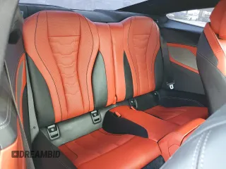 2021 BMW 8 Series M850i xDrive with VIN WBABC4C03MCF61722, listed as a Copart auction lot 66098664 with 17,502 mi miles and Salvage Title. Bid and sale history available at carsss.com. Image 10.