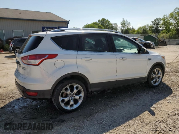 2015 Ford Escape Titanium with VIN 1FMCU0J93FUA58325, listed as a Copart auction lot 64135685 with 126,356 mi miles and Salvage title. Bid and sale history available at DreamBid. Image 3.