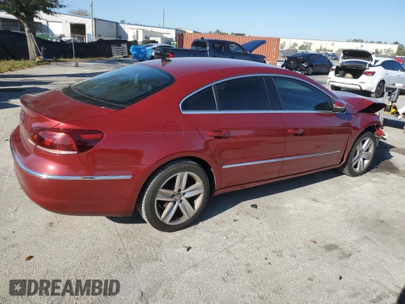 2014 Volkswagen CC Sport with VIN WVWBP7ANXEE506260, listed as a Copart auction lot 46411205 with 154,330 mi miles and Salvage Title. Bid and sale history available at carsss.com. Image 3.