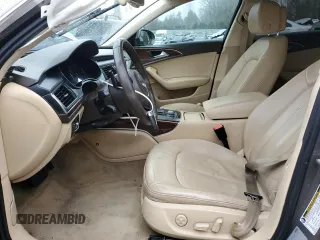 2015 Audi A6 Premium Plus with VIN WAUFGAFC4FN011105, listed as a Copart auction lot 54361885 with 124,181 mi miles and Salvage title. Bid and sale history available at DreamBid. Image 7.