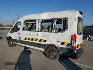 2019 Ford Transit Passenger XL with VIN 1FBAX2CM8KKB74307, listed as a Copart auction lot 82983424 with 114,377 mi miles and Salvage Title. Bid and sale history available at carsss.com. Image 2.