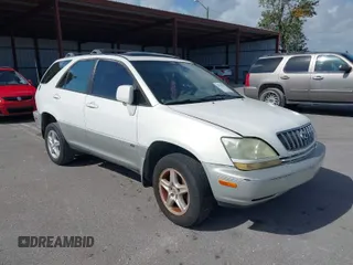 2002 Lexus RX 300 with VIN JTJGF10U020128907, listed as a IAAI auction lot 41942523 with 206,293 mi miles. Bid and sale history available at carsss.com. Image 1.