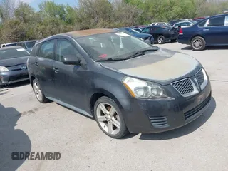 2009 Pontiac Vibe w/1SB with VIN 5Y2SP670X9Z403022, listed as a IAAI auction lot 41878203 with 1 mi miles. Bid and sale history available at carsss.com. Image 1.