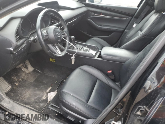 2019 Mazda 3 S Carbon Edition with VIN JM1BPBCM0K1124992, listed as a Copart auction lot 54590625 with 176,932 mi miles and Salvage title. Bid and sale history available at DreamBid. Image 7.
