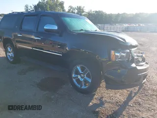 2013 Chevrolet Suburban LTZ with VIN 1GNSCKE08DR355656, listed as a IAAI auction lot 40414797 with 165,200 mi miles and . Bid and sale history available at DreamBid. Image 1.