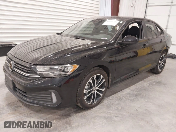 2024 Volkswagen Jetta Sport with VIN 3VWAM7BU1RM031072, listed as a IAAI auction lot 41094458 with 11,189 mi miles and . Bid and sale history available at DreamBid. Image 2.