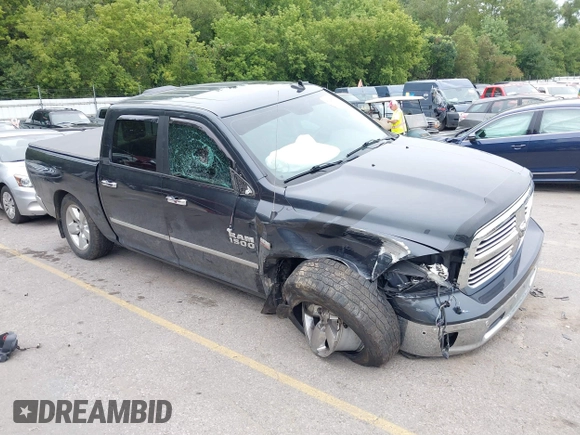2018 Ram 1500 Big Horn with VIN 3C6RR7LT9JG230152, listed as a IAAI auction lot 40124859 with 120,700 mi miles. Bid and sale history available at carsss.com. Image 1.