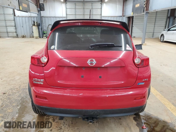 2014 Nissan Juke Nismo with VIN JN8AF5MV3ET358161, listed as a Copart auction lot 86553134 with Not Provided miles and Salvage Title. Bid and sale history available at DreamBid. Image 6.