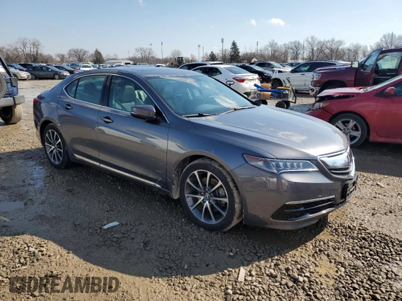2017 Acura TLX V6 w/Technology Pkg with VIN 19UUB2F54HA002674, listed as a Copart auction lot 46673835 with 93,597 mi miles and Salvage Title. Bid and sale history available at carsss.com. Image 4.