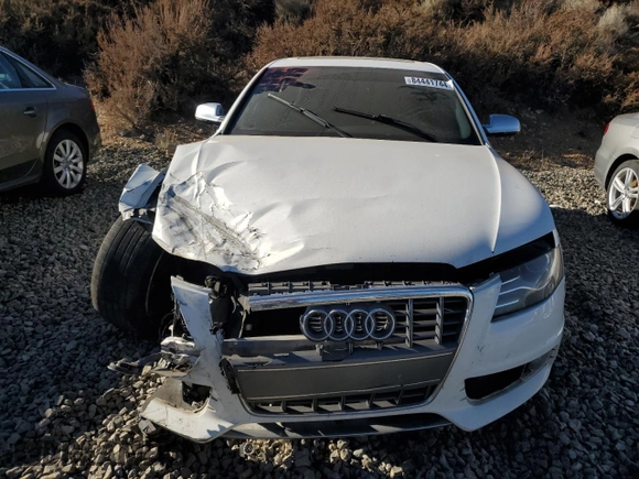 2011 Audi S4 Prestige with VIN WAUKGAFL6BA113179, listed as a Copart auction lot 84441744 with 0 mi miles and Salvage Title. Bid and sale history available at carsss.com. Image 5.
