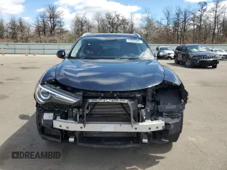 2019 Alfa Romeo Stelvio Ti with VIN ZASPAKBN1K7C67083, listed as a Copart auction lot 53003565 with 65,140 mi miles and Salvage title. Bid and sale history available at DreamBid. Image 5.