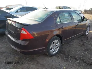 2011 Ford Fusion SE with VIN 3FAHP0HA2BR165178, listed as a IAAI auction lot 41774046 with 130,000 mi miles. Bid and sale history available at carsss.com. Image 4.