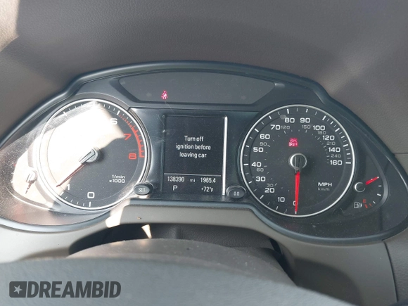 2015 Audi Q5 Premium Plus with VIN WA1LFAFP2FA145558, listed as a IAAI auction lot 42471175 with 138,390 mi miles and . Bid and sale history available at DreamBid. Image 7.