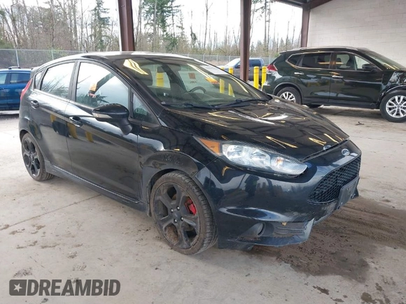 2019 Ford Fiesta ST with VIN 3FADP4GX1KM141348, listed as a IAAI auction lot 41903334 with 91,363 mi miles. Bid and sale history available at carsss.com. Image 1.