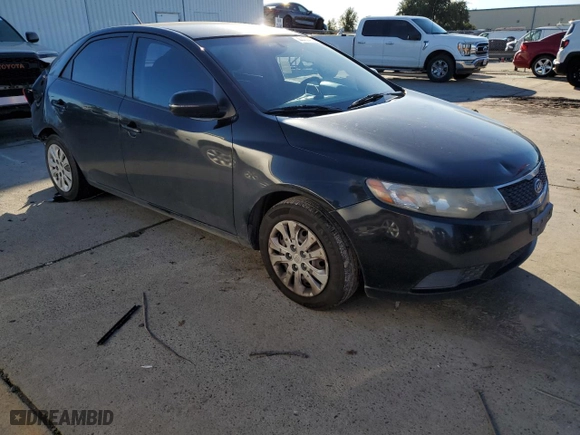 2013 Kia Forte EX with VIN KNAFU4A25D5736640, listed as a Copart auction lot 44436405 with NaN miles and Salvage Title. Bid and sale history available at carsss.com. Image 4.