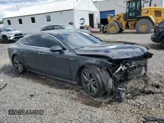 2016 Audi A7 Premium Plus with VIN WAUWGAFC3GN132225, listed as a Copart auction lot 56120595 with 160,404 mi miles and Salvage title. Bid and sale history available at DreamBid. Image 4.