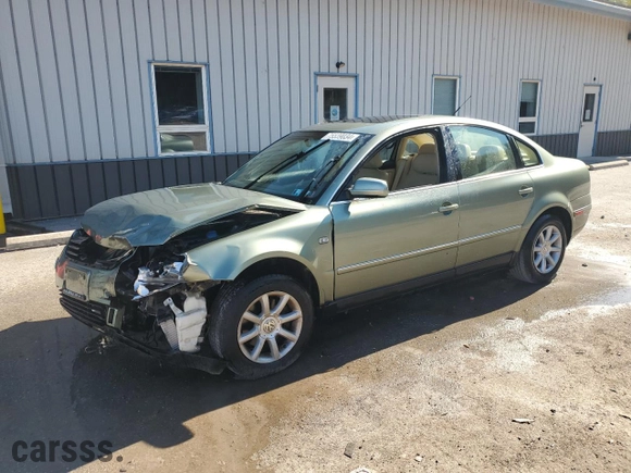 2004 Volkswagen Passat Sedan GLS with VIN WVWPD63B34P092494, listed as a Copart auction lot 75539034 with 76,320 mi miles and Salvage Title. Bid and sale history available at carsss.com. Image 1.
