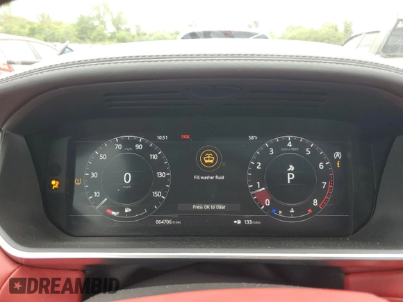 2019 Land Rover Range Rover Sport HSE Dynamic z VIN SALWV2SV1KA832114, wystawiony jako Copart lot #57333705 z przebiegiem 64 706 mil mil oraz Szkoda całkowita • Salvage title. Historia ofert i sprzedaży dostępna na DreamBid. Obrazek 9.