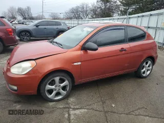 2009 Hyundai Accent Auto SE with VIN KMHCN36C49U122105, listed as a Copart auction lot 44187715 with 162,562 mi miles and Salvage Title. Bid and sale history available at carsss.com. Image 1.