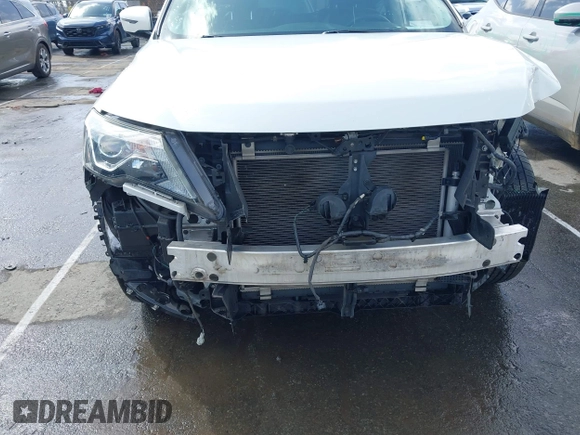 2017 Nissan Pathfinder SV with VIN 5N1DR2MM9HC627155, listed as a IAAI auction lot 41710942 with 60,906 mi miles. Bid and sale history available at carsss.com. Image 6.