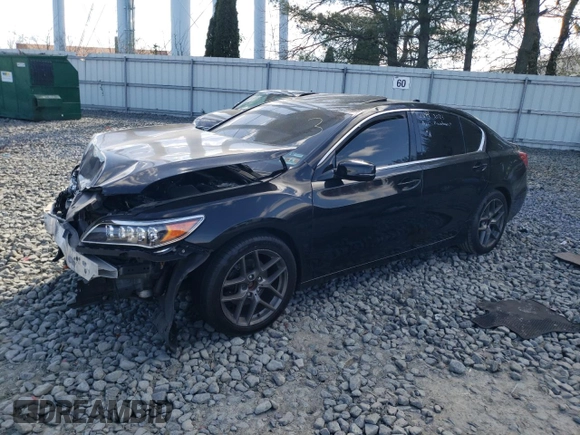 2014 Acura RLX Advance Pkg with VIN JH4KC1F98EC003843, listed as a Copart auction lot 47016234 with 182,897 mi miles and Salvage Title. Bid and sale history available at carsss.com. Image 1.