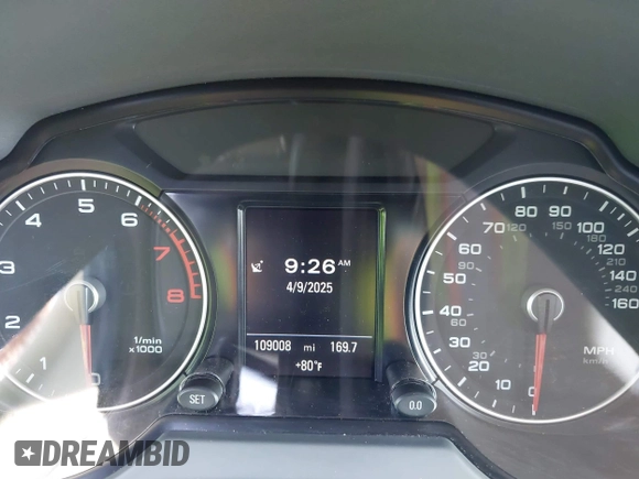 2015 Audi Q5 Premium Plus with VIN WA1LFAFP8FA129901, listed as a IAAI auction lot 41998617 with 109,008 mi miles and . Bid and sale history available at DreamBid. Image 7.