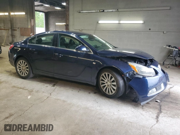 2011 Buick Regal CXL RL2 z VIN 2G4GP5EC7B9196601, wystawiony jako Copart lot #62265405 z przebiegiem 133 163 mil mil oraz Szkoda całkowita • Salvage title. Historia ofert i sprzedaży dostępna na DreamBid. Obrazek 4.