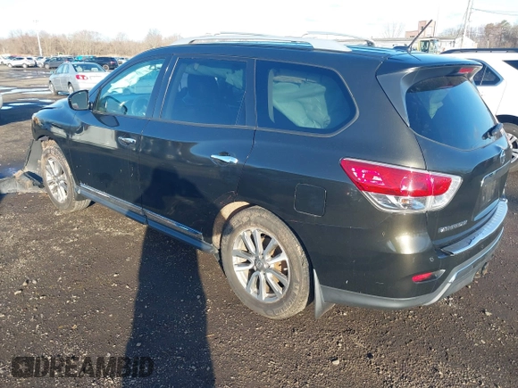 2015 Nissan Pathfinder Platinum z VIN 5N1AR2MM4FC612742, wystawiony jako IAAI lot #41828365 z przebiegiem 132 658 mil mil oraz . Historia ofert i sprzedaży dostępna na DreamBid. Obrazek 3.