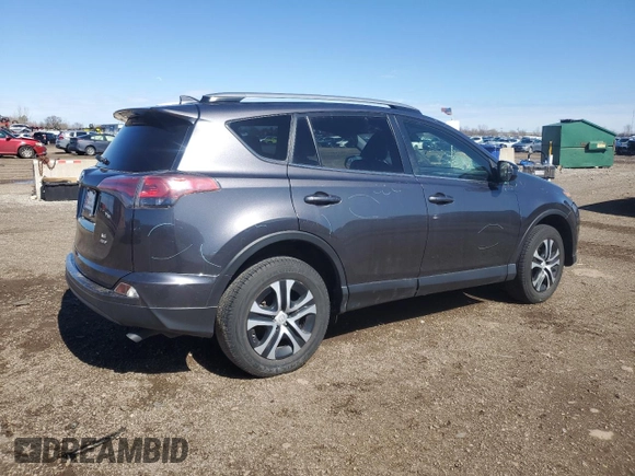 2017 Toyota RAV4 LE with VIN JTMBFREV8HJ702069, listed as a Copart auction lot 48809205 with 27,152 mi miles and Salvage Title. Bid and sale history available at carsss.com. Image 3.