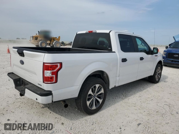 2020 Ford F-150 XL with VIN 1FTEW1CP5LKE93380, listed as a Copart auction lot 53076845 with 84,486 mi miles and Salvage Title. Bid and sale history available at carsss.com. Image 3.