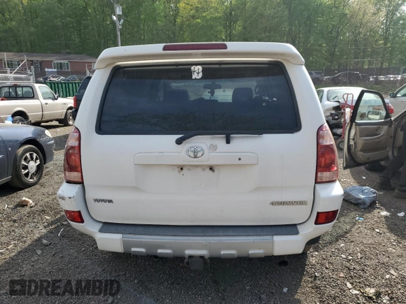 2004 Toyota 4Runner SR5 with VIN JTEBU14RX40029339, listed as a Copart auction lot 53664885 with 209,879 mi miles and Salvage Title. Bid and sale history available at DreamBid. Image 6.