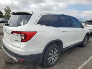 2021 Honda Pilot EX-L z VIN 5FNYF6H50MB036573, wystawiony jako Copart lot #54623025 z przebiegiem 108 967 mil mil oraz Szkoda całkowita • Salvage title. Historia ofert i sprzedaży dostępna na DreamBid. Obrazek 3.