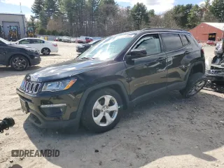 2019 Jeep Compass Latitude z VIN 3C4NJDBB5KT593286, wystawiony jako Copart lot #53249405 z przebiegiem 79 573 mil mil oraz Szkoda całkowita • Salvage title. Historia ofert i sprzedaży dostępna na DreamBid. Obrazek 1.