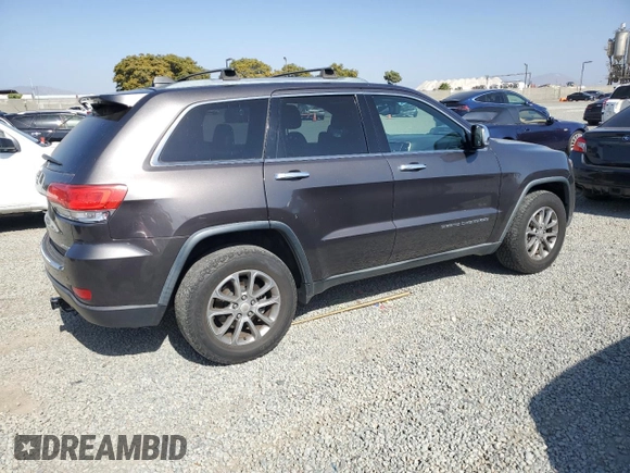 2014 Jeep Grand Cherokee Limited with VIN 1C4RJFBG7EC260225, listed as a Copart auction lot 62128185 with 135,946 mi miles and Clean title. Bid and sale history available at DreamBid. Image 3.