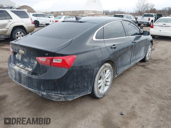 2017 Chevrolet Malibu LT with VIN 1G1ZE5ST7HF195268, listed as a IAAI auction lot 41145070 with 164,994 mi miles and . Bid and sale history available at DreamBid. Image 4.