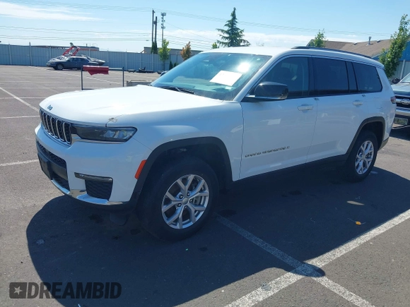2022 Jeep Grand Cherokee Limited with VIN 1C4RJKBG1N8515561, listed as a IAAI auction lot 42628064 with 29,744 mi miles and . Bid and sale history available at DreamBid. Image 2.